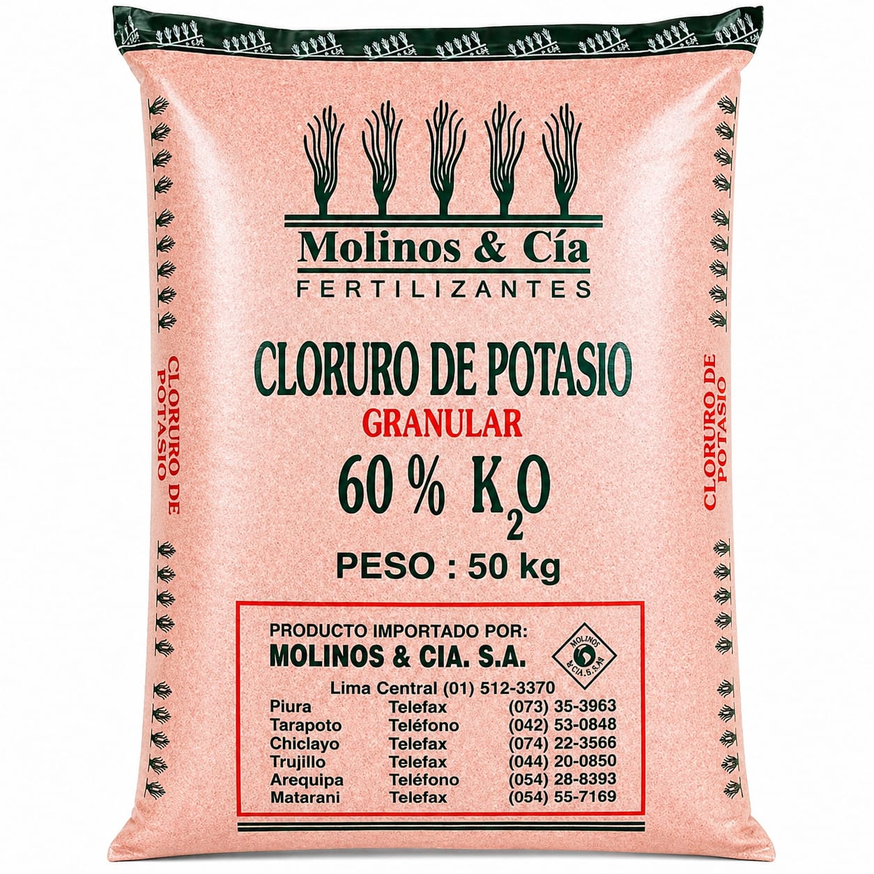 CLOURO DE POTASIO-MOLINOS