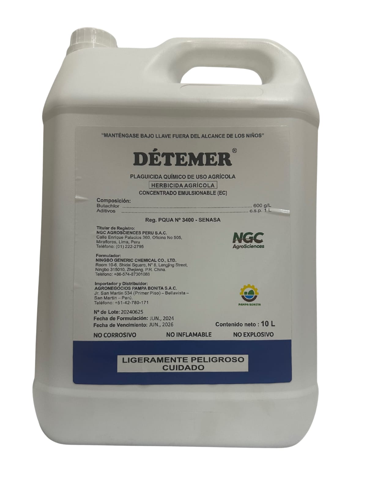 DETEMER X 10 LT
